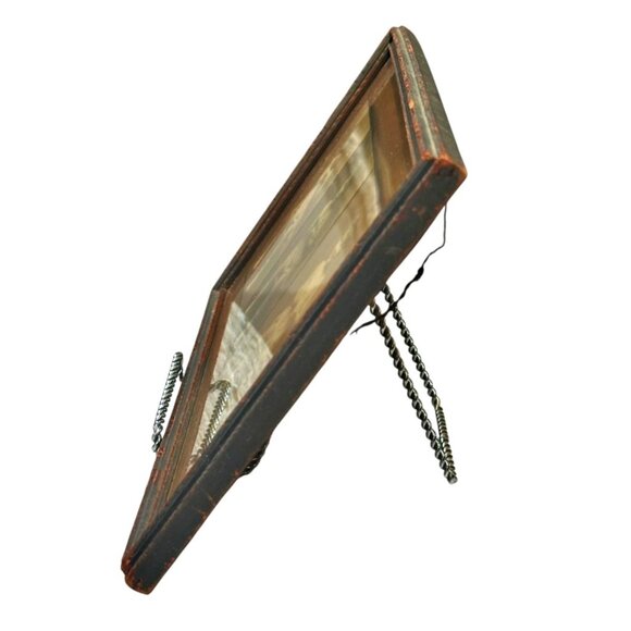 Antique Framed Matted Photo Series Little Girl 3 Sepia PICs Griffin Studio 12x8 - Picture 5 of 12